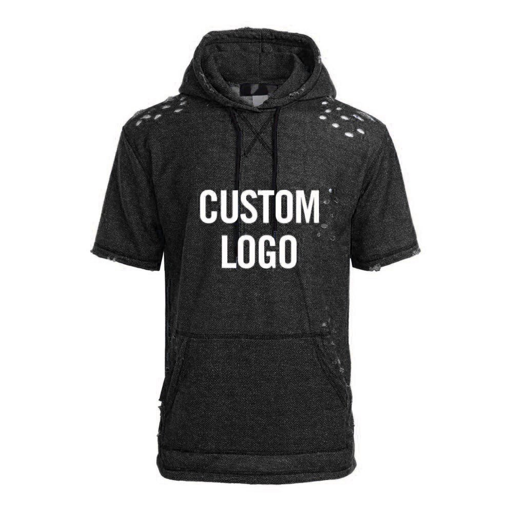 Wholesale New design custom men's hoodies 100% cotton pullover men's hoodies sweatshirts