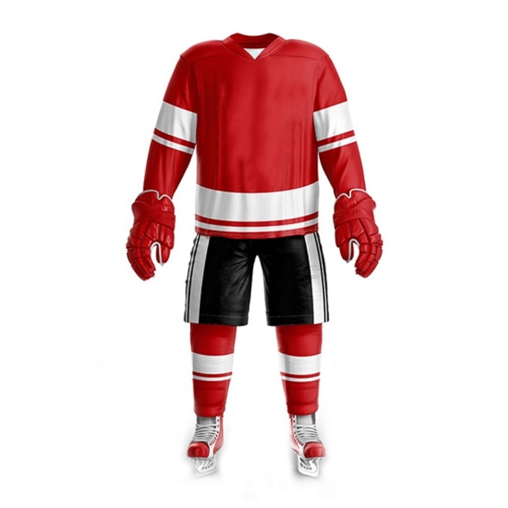 Wholesale Best Quality New Style Sublimated Sports Ice Hockey Uniform Fully Customized Ice Hockey Wear Jersey