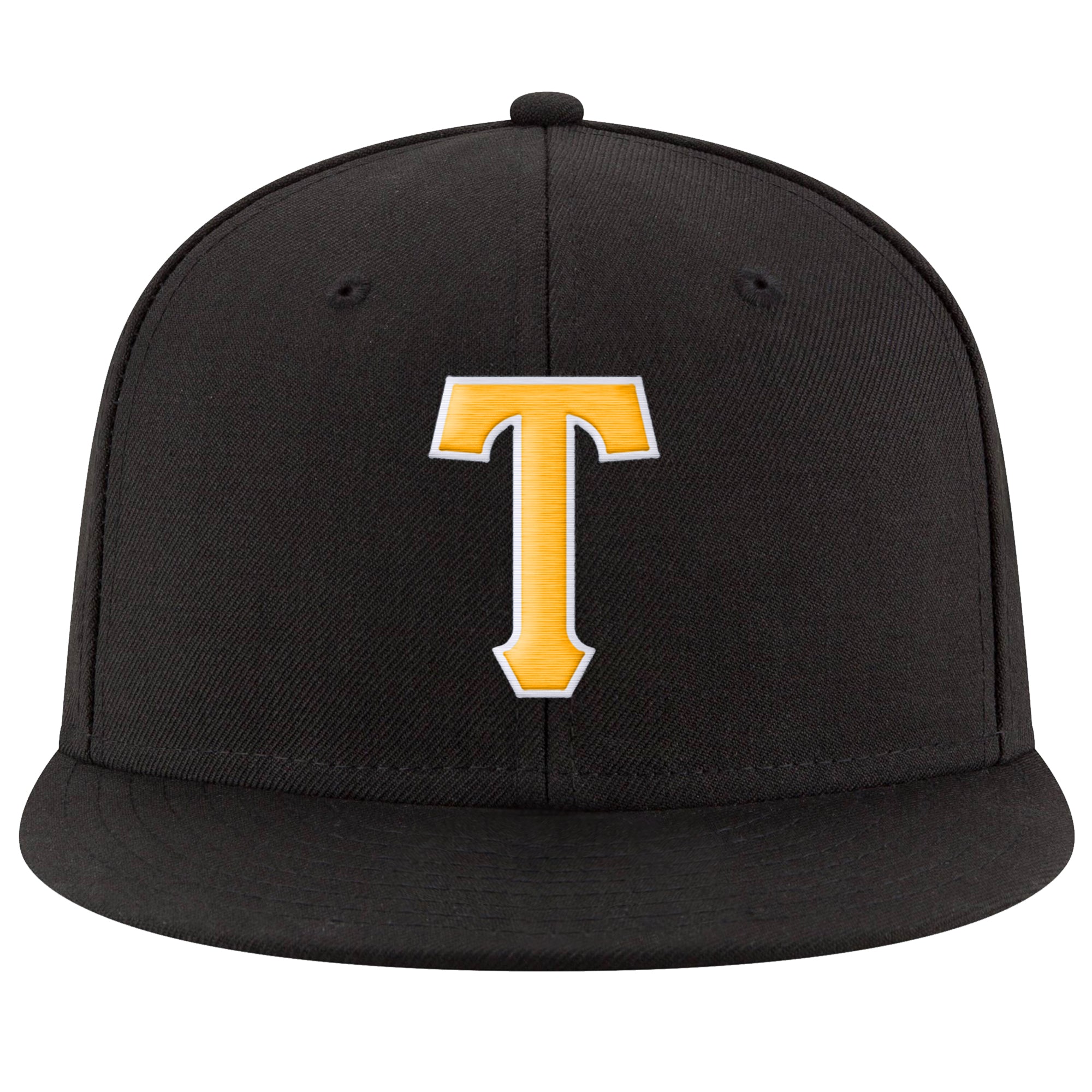 Wholesale Customized Logo 3D Embroidery Hat Cap Black Color